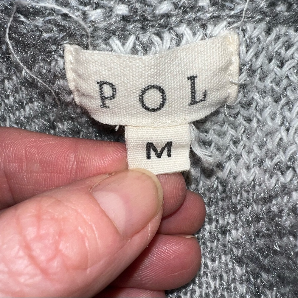 POL | Gray Polka Dot Sweater - Medium - Picture 9 of 11